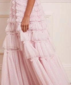 Needle & Thread Holding LTD Willow Ruffle V-Neck Gown Womenswear 17 Needle & Thread Holding LTD Willow Ruffle V-Neck Gown Womenswear