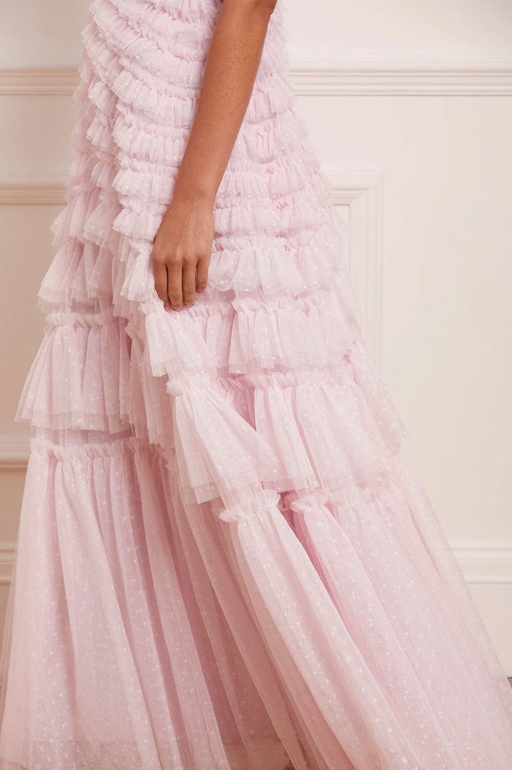 Needle & Thread Holding LTD Willow Ruffle V-Neck Gown Womenswear 9 Needle & Thread Holding LTD Willow Ruffle V-Neck Gown Womenswear